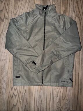 Nike Olive Green Storm-Fit Zip-Up Performance Jacket